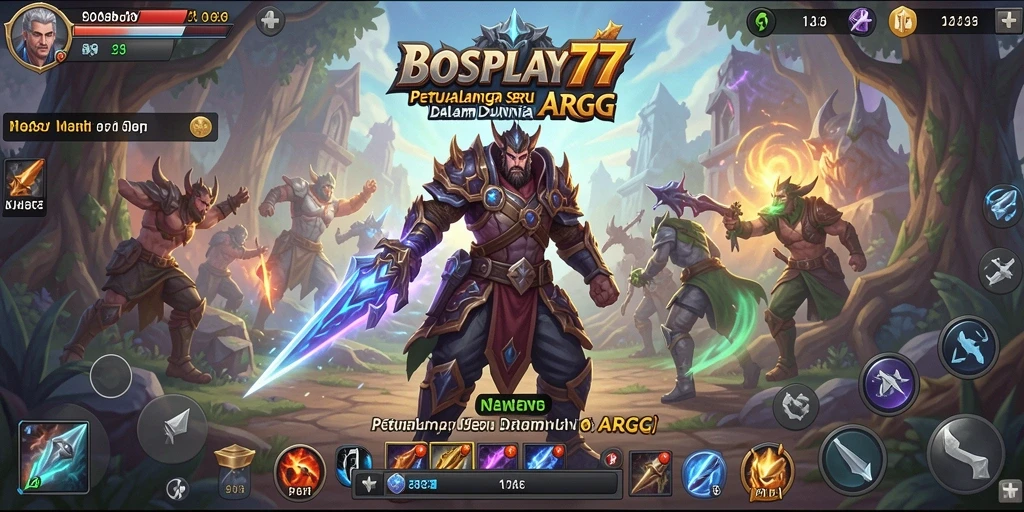 Tangkapan layar gameplay <strong>BOSPLAY77</strong> dengan aksi pertarungan yang menegangkan.
