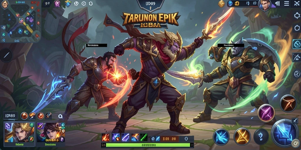 Gameplay seru dan aksi kompetitif di IDR89