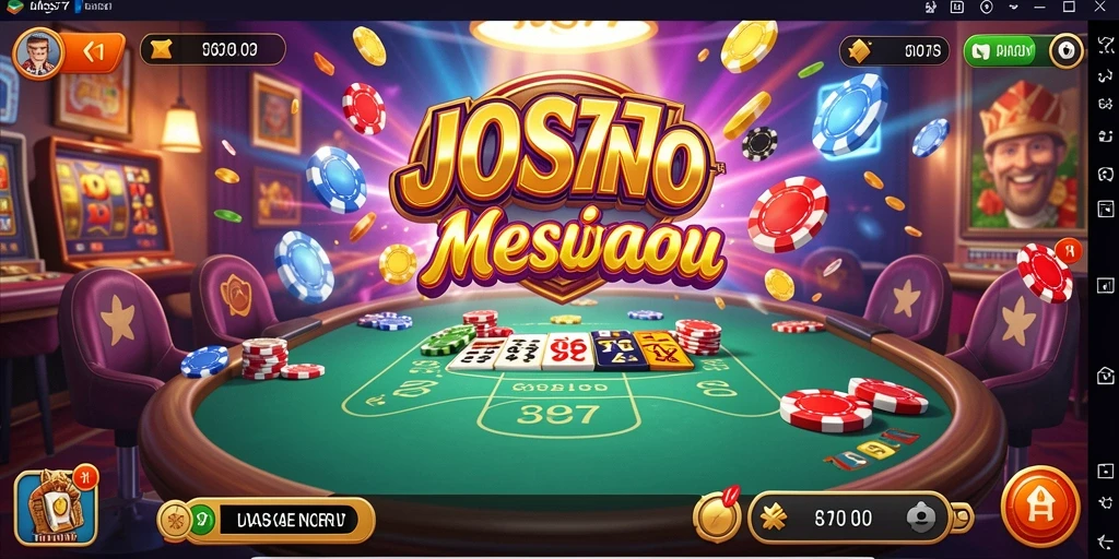 Tampilan gameplay Kasino yang mendebarkan di JOS77