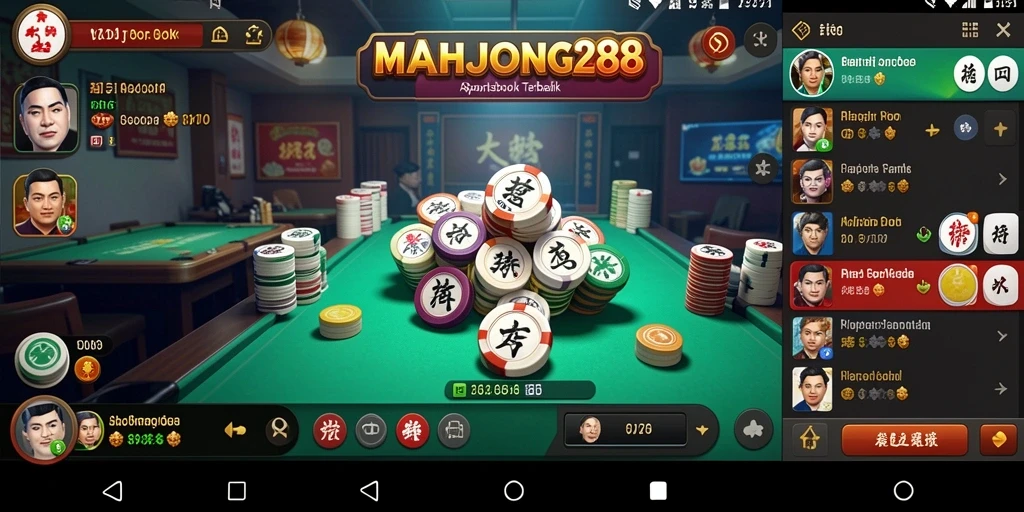 Tampilan screenshot gameplay MAHJONG288 yang menarik dan interaktif.