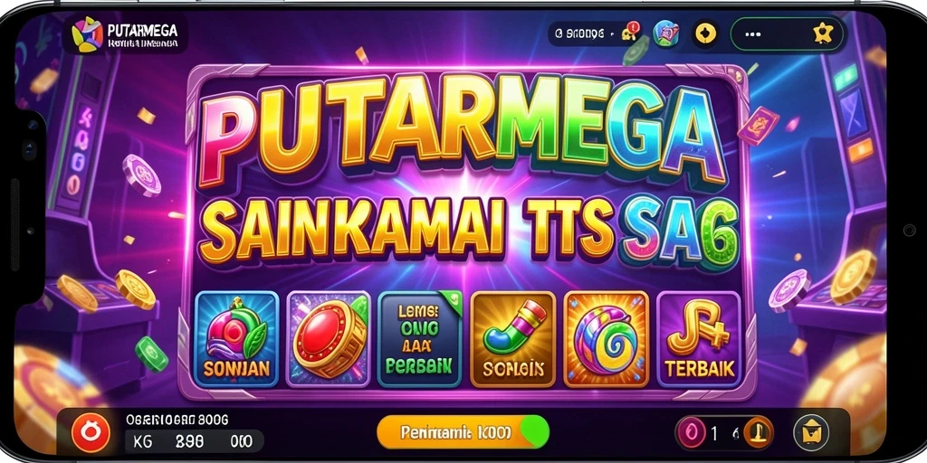 Tampilan gameplay seru dari PUTARMEGA dengan berbagai tema slot.