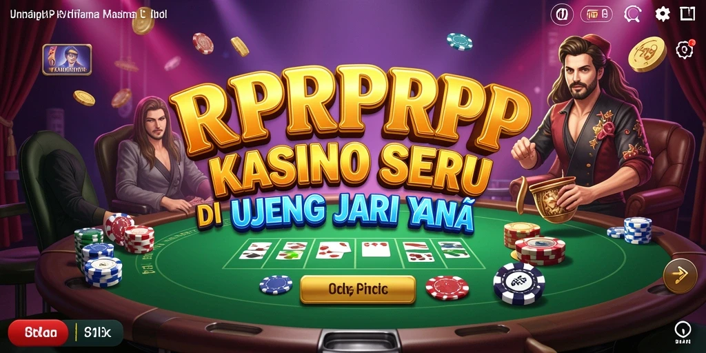 Screenshot gameplay RPRPRP menampilkan suasana Kasino yang dinamis dan menarik.