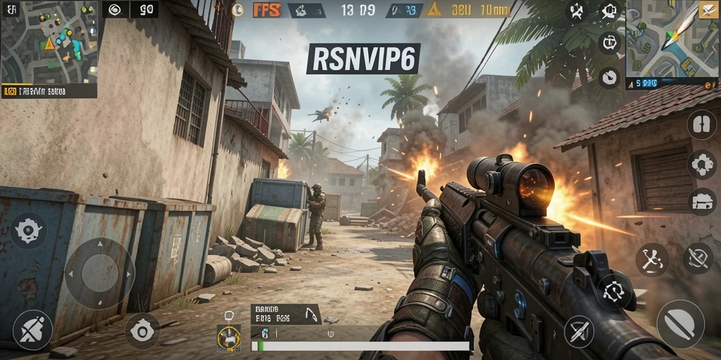 Tampilan gameplay <strong>RSNVIP6</strong> yang mendebarkan dan penuh aksi.
