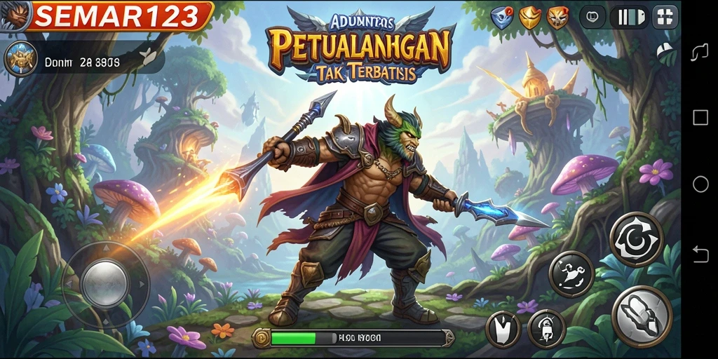 Tampilan menarik gameplay SEMAR123 dalam aksi ARPG.