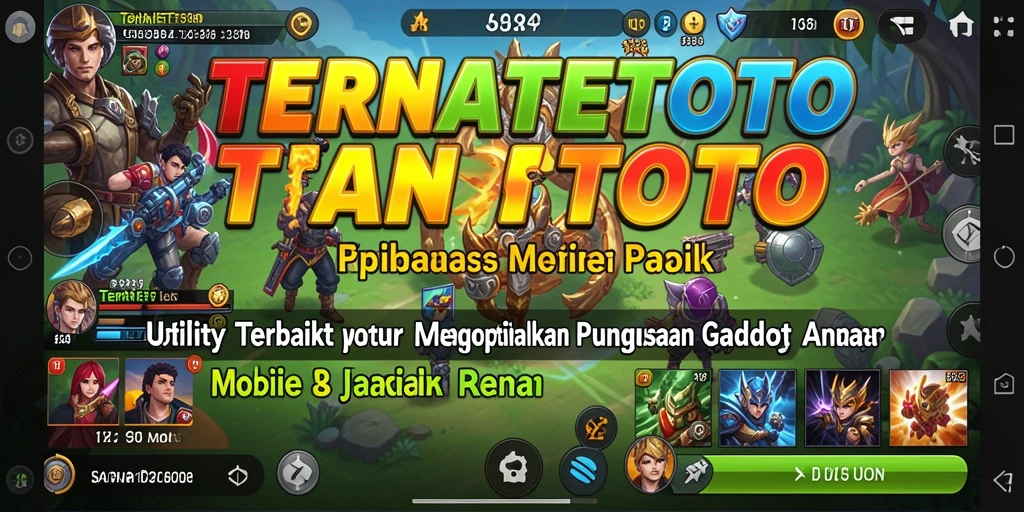 Tampilan antarmuka aplikasi TERNATETOTO yang intuitif dan user-friendly.