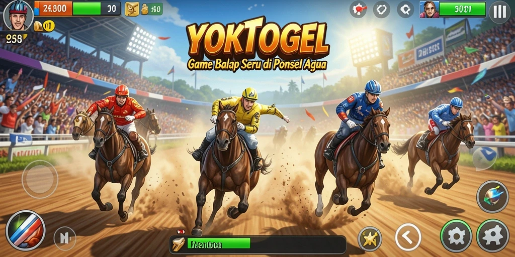 Gameplay YOKTOGEL dengan balapan cepat dan grafik menawan.